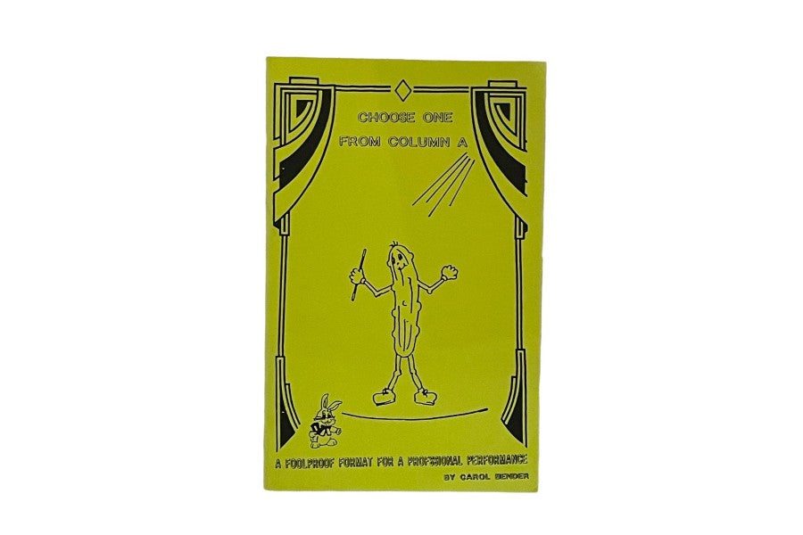 Choose 1 From Column A by Carol Bender