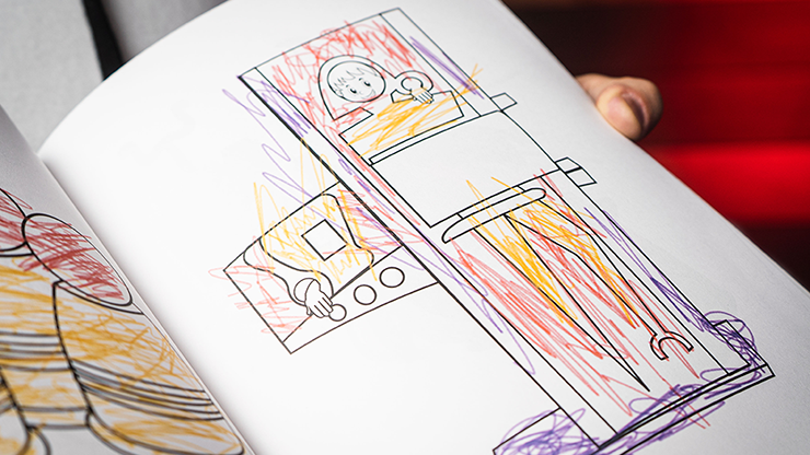 Magic Show Coloring Book DELUXE (4 way)