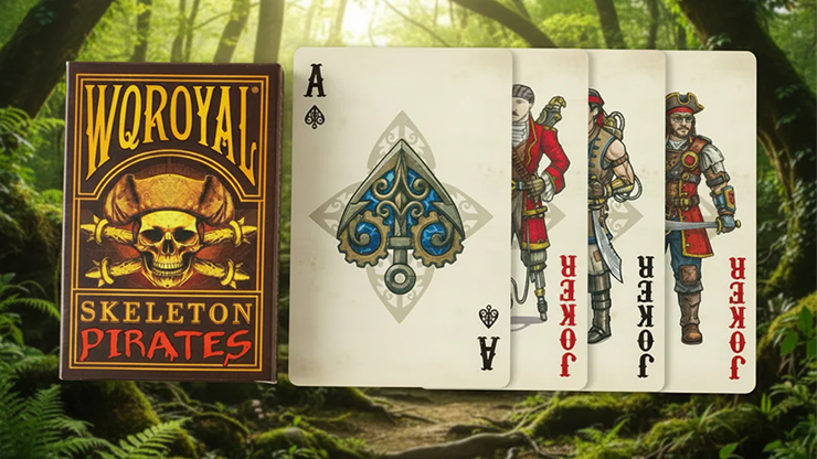 Skeleton Pirates Playing Cards