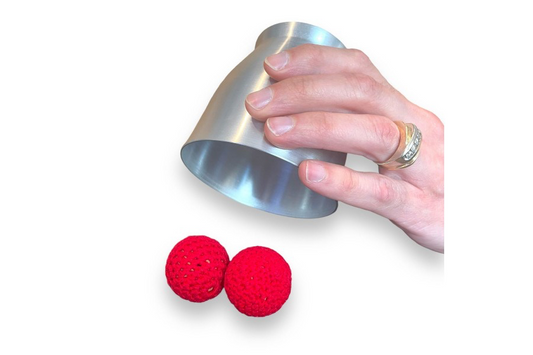 Chop Cup Balls 1" Crochet Set - old style, non-adjustable