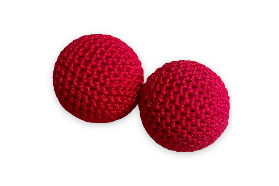 Chop Cup Balls 1" Adjustable Strength - Crocheted