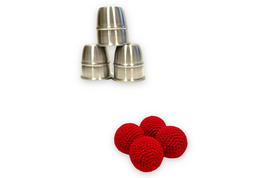 Crocheted Set of 1/2" Balls 2.0 (For Cups and Balls)