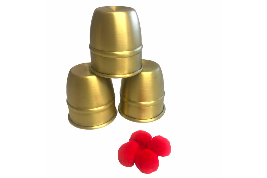 Cups & Balls 2.0 "Paul Revere Brass Cups"