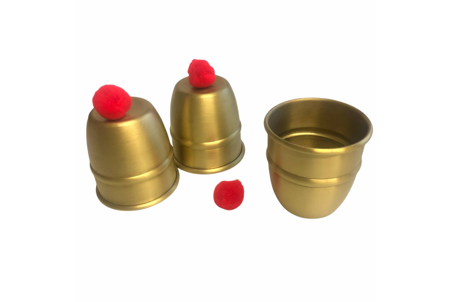 Cups & Balls 2.0 "Paul Revere Brass Cups"