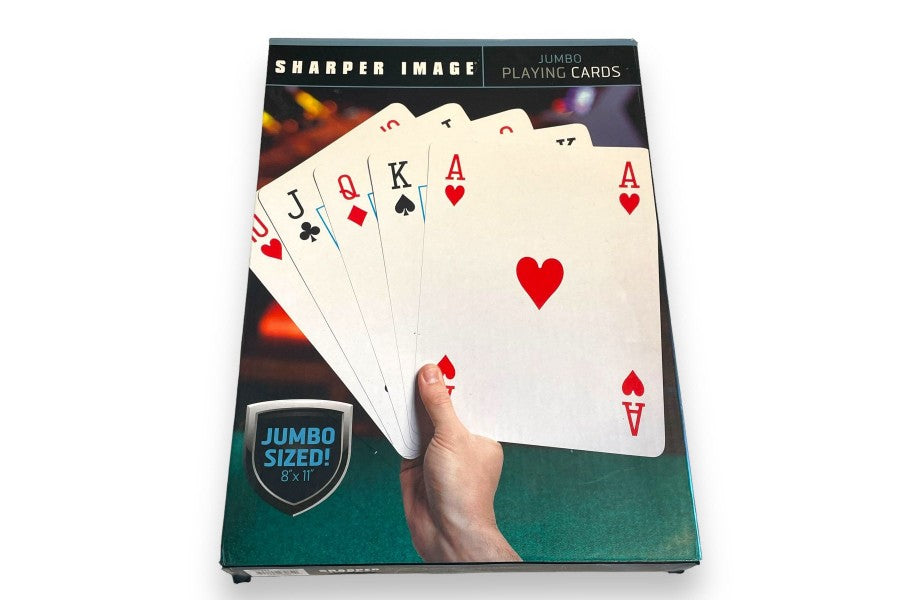 Jumbo Playing Cards by Sharper Image