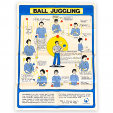 JuggleBug Ball Juggling Poster 17x23 - Vintage