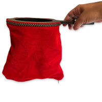 Change Bag- One Handed Zippered Pickleover Bag - RED