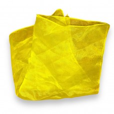12-inch Sheer Yellow Silk - Gently Used