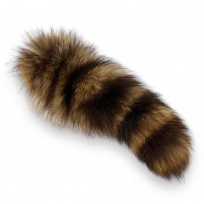12-inch Real Raccoon Tail
