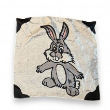 24-inch Black and White Bunny Silk - Gently Used