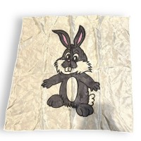 24-inch White Bunny Silk - Gently Used