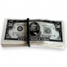 Pack of Play $50 Dollar Bills (1.5 inches)