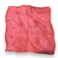 6-inch Sheer Red Silk