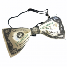 Hundred Dollar Bill Bow Tie
