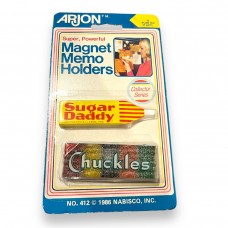 Vintage 1986 Arjon Candy Magnets (Sugar Daddy and Chuckles)
