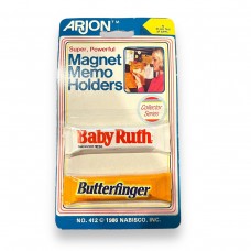 Vintage 1986 Arjon Candy Magnets (Baby Ruth and Butterfinger)