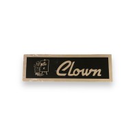 Bumper Sticker- "Clown" Silver