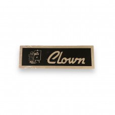 Bumper Sticker- "Clown" Silver