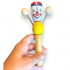 Clown Wooden Noise Maker