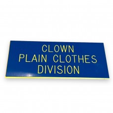 Clown Plain Clothes Division Pin