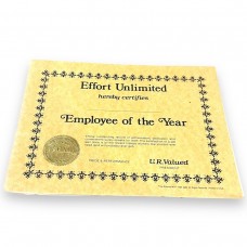 Employee of the Year Certificate