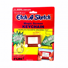 Etch a Sketch Key Chain