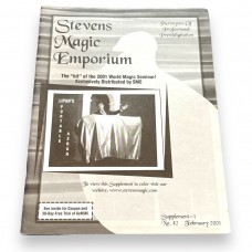 Steven's Magic Emporium Catalog February 2001 - Don Burgan Estate