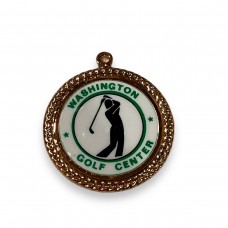 Washington Golf Center Charm for Keychain or Necklace