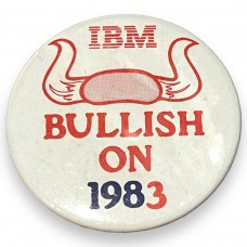 IBM Bullish On 1983 Button