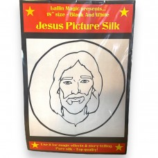 Jesus 18" Picture Silk BW