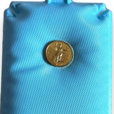 Mini Gold Liberty Dollar Lapel Pin