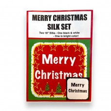 Merry Christmas Silk Set 18"