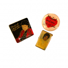 Michael Jackson Vintage Pin Collection