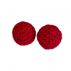 Chop Cup Balls Mini 1/2" Crocheted NEW IMPROVED