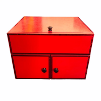 Mirror Box - Incredible Drop Down Large Size RED
