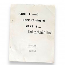 D.J. Edwards Private Collection - Pack It Small, Keep it Simple, Make it Entertaining by Darrel D. Malcom