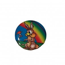 Rainbow Bunny Pin