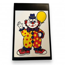 VINTAGE ICKLE PICKLE Sad/Happy Clown Instant Art