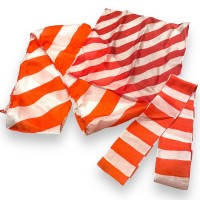 Set of Red Diagonal Stripes - 9", 2"x36" and 4"x42" - Laflin