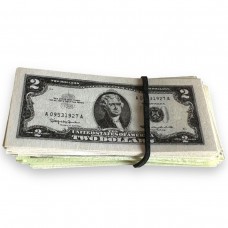 Pack of Play $2 Dollar Bills (1 3/4 inches)