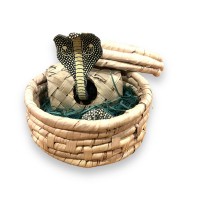 1970s Vintage Snake Basket (large)