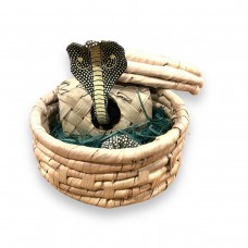 1970s Vintage Snake Basket (large)
