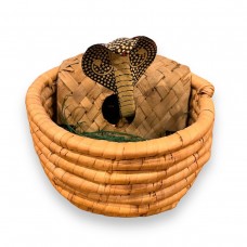 1970s Vintage Snake Basket (medium)