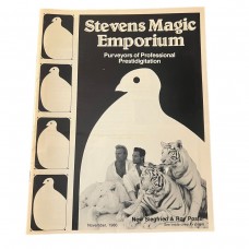 D.J. Edwards Private Collection - Stevens Magic Emporium November 1986 (Siegfried and Roy )