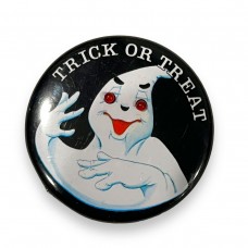 Trick or Treat Ghost Button